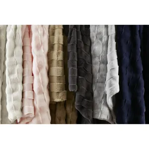 Madison Park Vivienne Faux Fur Throw