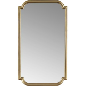 Adelaide Gold Scalloped Wood Wall Mirror - Gold