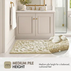 Madison Park Serene Cotton Tufted Bath Rug