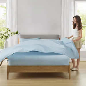 510 Design Cotton 144TC 100% Cotton Solid Sheet Set