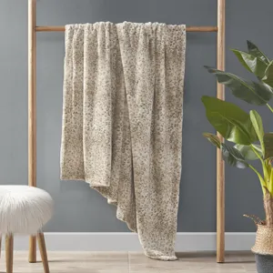 Madison Park Zuri Faux Fur Throw