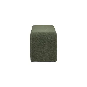 Steve Boucle Waterfall Bench - Green