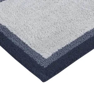 Amherst Cotton Tufted Bath Rug - Navy