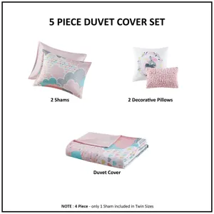 Urban Habitat Kids Cloud Cotton Printed Duvet Cover Set