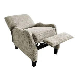 Hoffman Push Back Recliner - Beige Multi