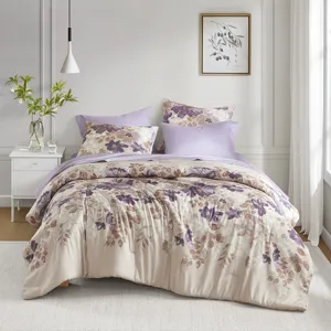 Madison Park Essentials Luna Floral Comforter Set with Bed Sheets