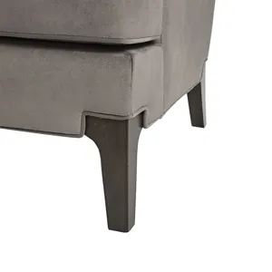 Anna Arm Accent Chair - Light Grey