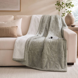 Serta Marled Dream Soft Heated Throw