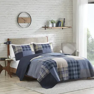 Woolrich Winter Hills Oversized Cotton Quilt Set