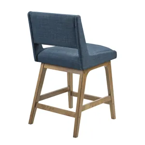 Boomerang Counter Stool - Navy