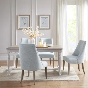 Winfield Upholstered Dining chair Set of 2 - Light Blue