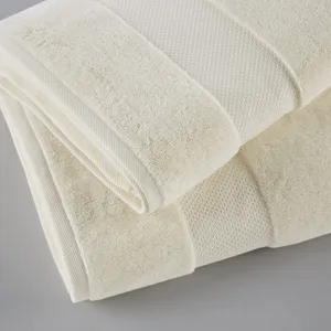 100% Cotton Bath Sheet 2 Piece Set - Natural