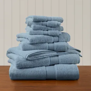 Madison Park Signature 800GSM 100% Cotton 8 Piece Towel Set