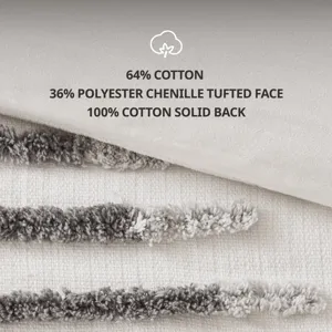 INK+IVY Tahli 3 Piece Cotton Blend Chenille Comforter Set
