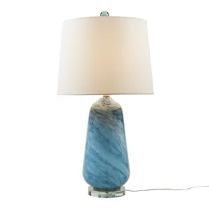 Aquaviva Confetti Glass Table Lamp - Blue
