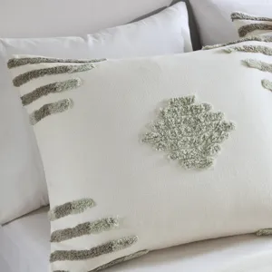 INK+IVY Tahli 3 Piece Cotton Blend Chenille Duvet Cover Set