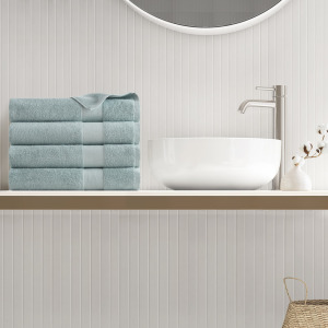 500GSM Plush Towel Set - Seafoam