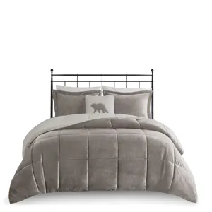 Woolrich Alton Plush to Sherpa Down Alternative Comforter Set