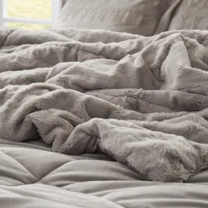 Madison Park Gia Faux Fur Comforter Mini Set