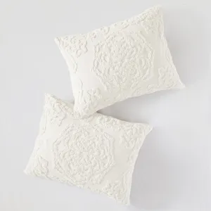 Madison Park Laetitia Tufted Cotton Chenille Medallion Duvet Cover Set
