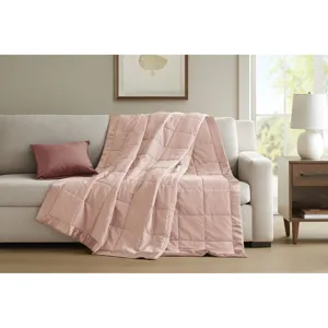 Madison Park Windom Lightweight Down Alternative Blanket with Satin Trim