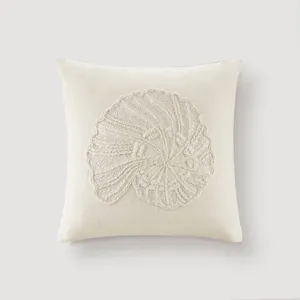 Harbor House Luna Spiral Shell 1 Piece Cotton Pillow Cover - Linen