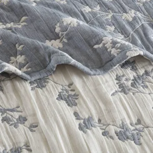 Harbor House Catalina Botanical Cotton Jacquard Throw
