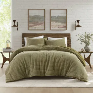 Woolrich Lyon Waffle Washed Comforter Set