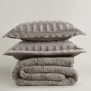 Madison Park Gia Faux Fur Comforter Mini Set