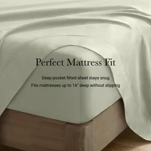 Harbor House 100% Egyptian Cotton Sateen Sheet Set