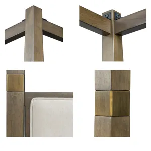 Baylor Canopy Bed Queen - Brown