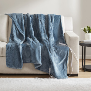 Beautyrest Heated Microlight to Berber Throw
