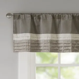 Madison Park Amherst Polyoni Pintuck Window Valance