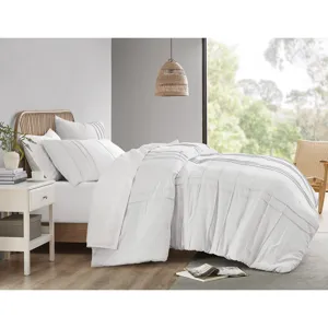 Comfort Spaces Walker Soft Washed Pleated Comforter Set