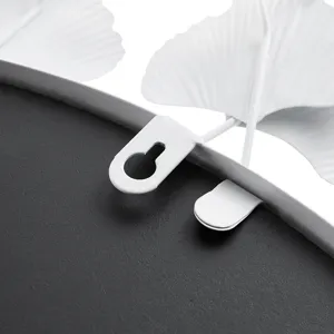 Eden Gingko Leaf Round Wall Mirror 30.5” - White