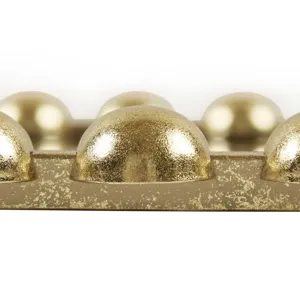 Madison Park Signature Marlowe 24X36 Arch Beaded Wall Mirror - Gold