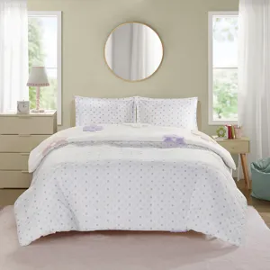 Urban Habitat Kids Gracie Floral Reversible Tufted Chenille Duvet Cover Set