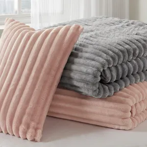 Intelligent Design Avril Fluffy Ribbed Plush Comforter Set