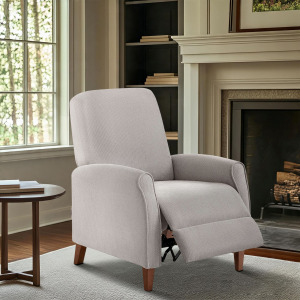 Madison Park Marena Upholstered Manual Push Back Recliner