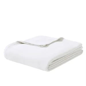 Bamboo Cotton Full/Queen Rayon from Bamboo Cotton Blanket - White