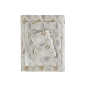 True North by Sleep Philosophy Cozy Cotton Flannel Printed Sheet Set