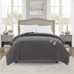 Beautyrest Electric Micro Fleece Heated Blanket