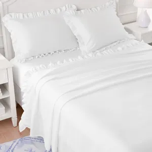 Intelligent Design Microfiber Ruffle Sheets