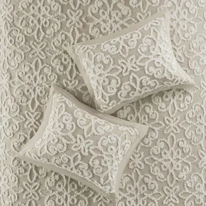Madison Park Sabrina 3 Piece Tufted Cotton Chenille Bedspread Set