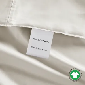 Madison Park 300 Thread Count 100% Organic Cotton Deep Pocket Sheet Set