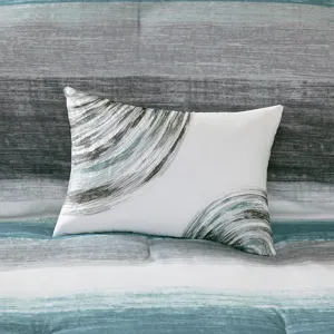 Madison Park Essentials Saben Comforter Set with Cotton Bed Sheets