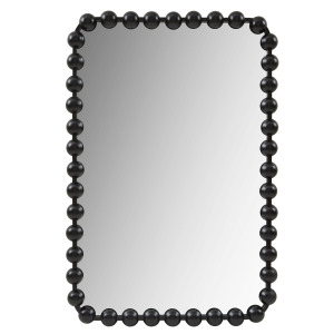 Madison Park Signature Marlowe 24X36 Rounded Rectangle Beaded Wall Mirror