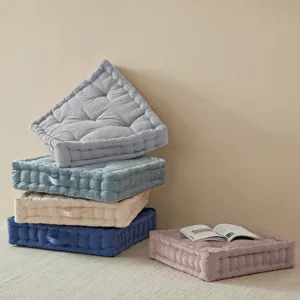 Intelligent Design Azza Poly Chenille Square Floor Pillow Cushion