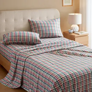 True North by Sleep Philosophy Cozy Cotton Flannel Printed Sheet Set
