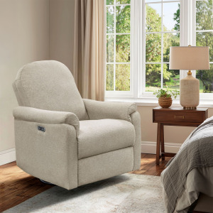 Madison Park Elio Power Recliner 3-in-1 with Swivel, Glider, Charging Station